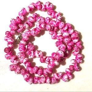 Tiny turbo pearl snail necklace